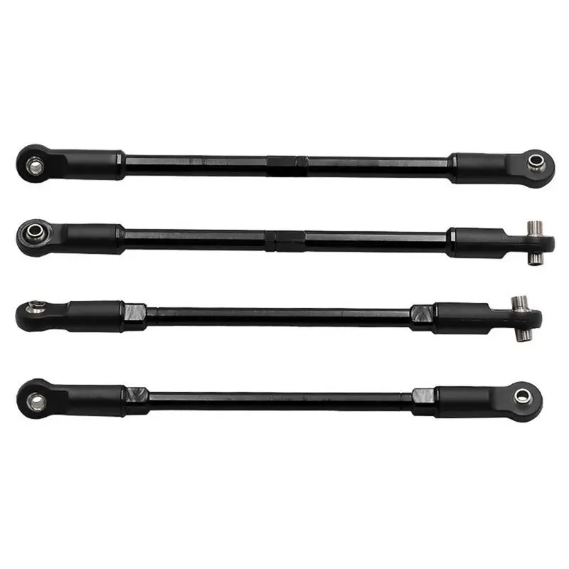 FBIL-For TRAXXAS E-Maxx/T-Maxx Compatible RC Car Accessories- Front& Rear Pull Rods Kit Upgrade