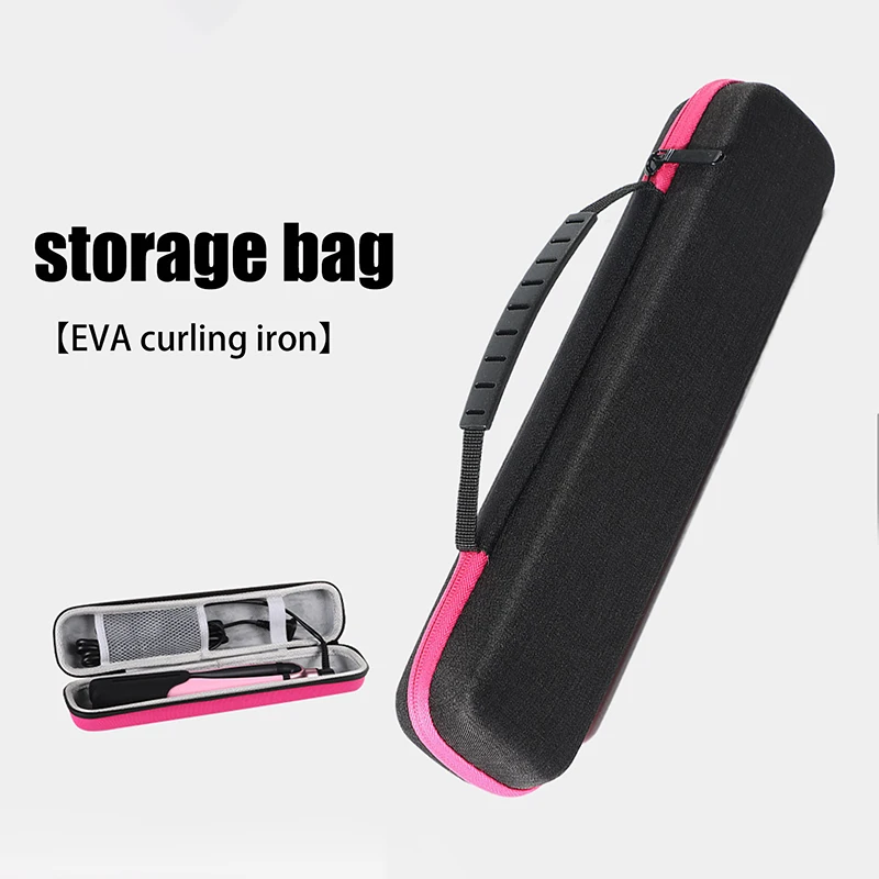 Hair Straightener Storage Bag Curling Iron Container EVA Handbag Curling Clip Carry Travel Case Waterproof And Anti-fall