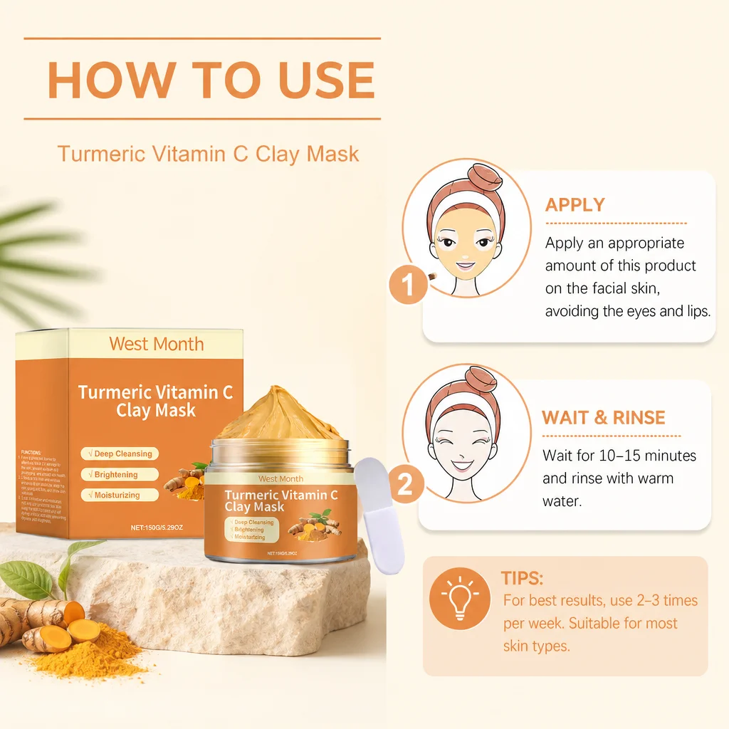Vitamin C Turmeric Mud Mask De - Mud Mask Kaolin 评论和价格