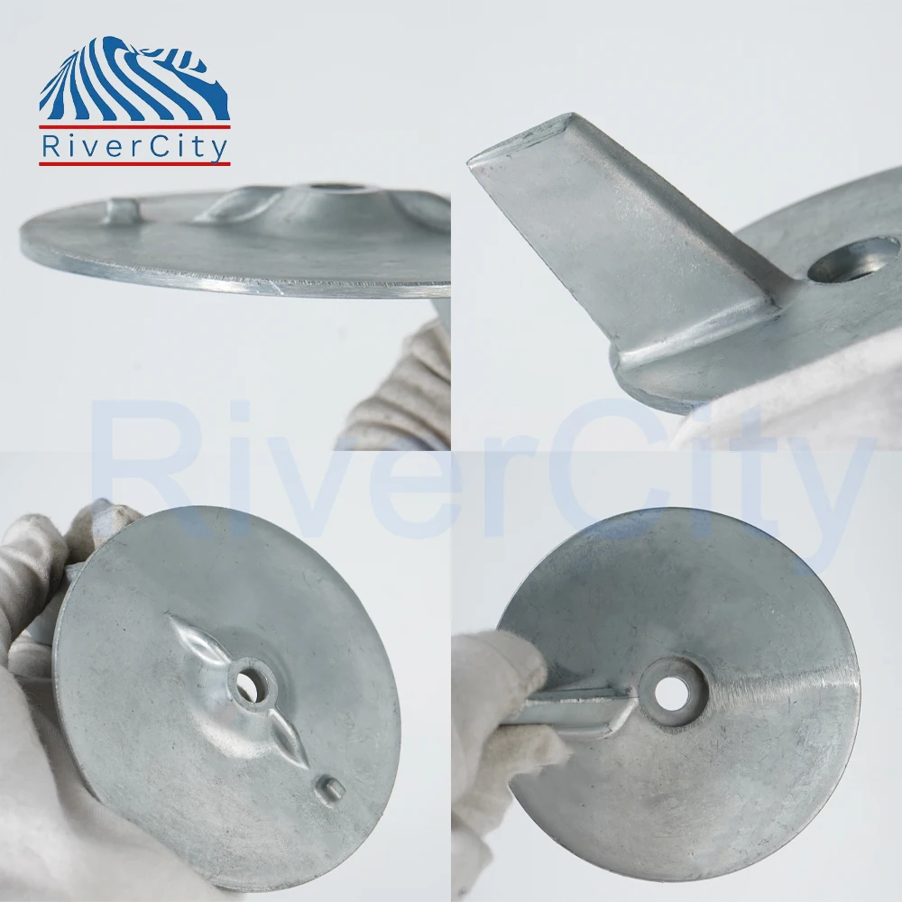 664-45371-01 Trim Tab Zinc Alloy Replacement for Yamaha Outboard Motor 25HP 30HP 40HP 50 HP Boat Engine Parts