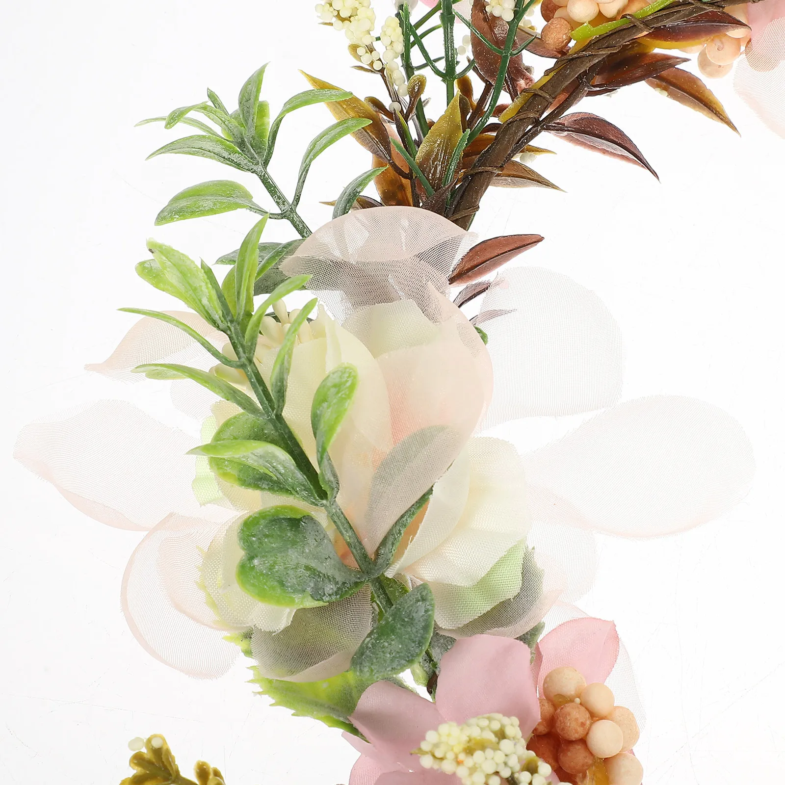 

Wedding Floral Necklace Artificial Flower Dog Collar for Natural Pet Accessory Garland Fabric
