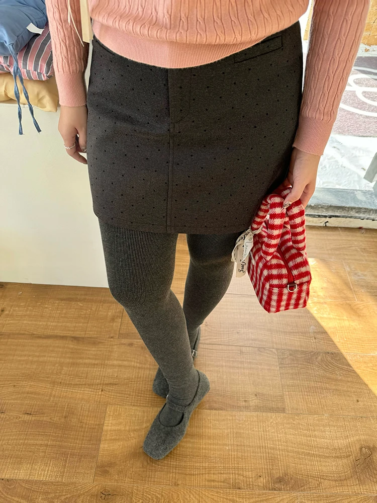 

Утепленные леггинсы NINI ONE больших размеров с высокой талией для осени и зимы, корейские утягивающие колготки, модные женские брюки