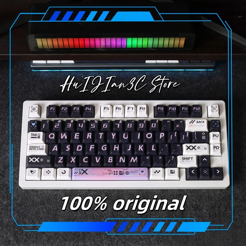 Printed Collection Theme Mechanical Keyboard Keycaps 135 Keys Pbt Material Thermal Sublimation Laptop Gaming Keyboard Keycaps