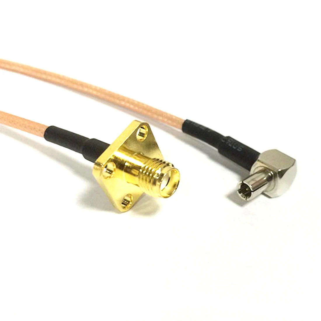 SMA Female Panle/ RP Jack Flange to TS9 Male Right Angle RG316 Pigtail Cable  30/50/100cm for 3G 4G Modem