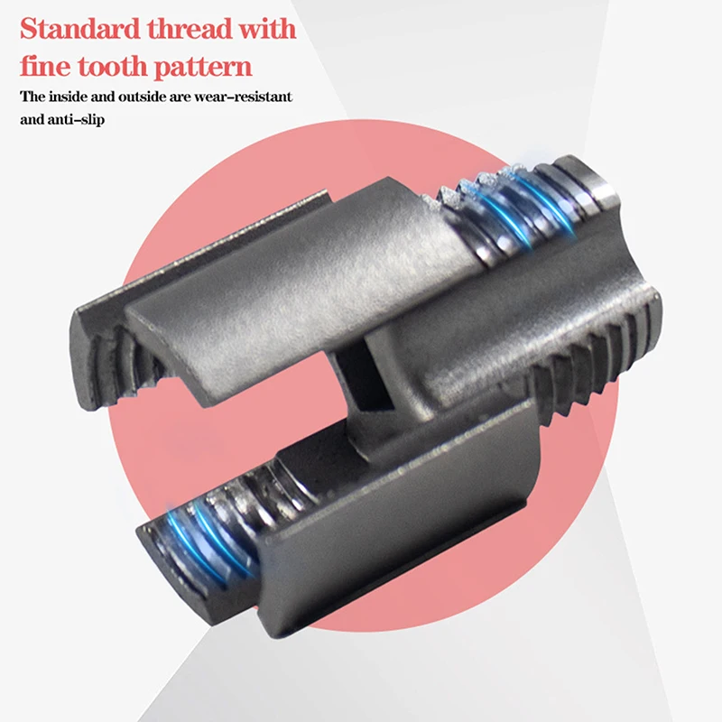 Electric Drill Compatible PVC Pipe Threader Kit Pipe Thread Cutting Tool Integrated Internal External Pipe Threading Tool