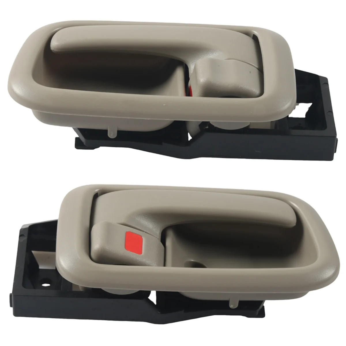 Interior Door Handle for Toyota Tundra 2000-2006 Sequoia 2001-2007, 69206-0C010 69278-0C10 69205-0C010 69277-0C10 Beige