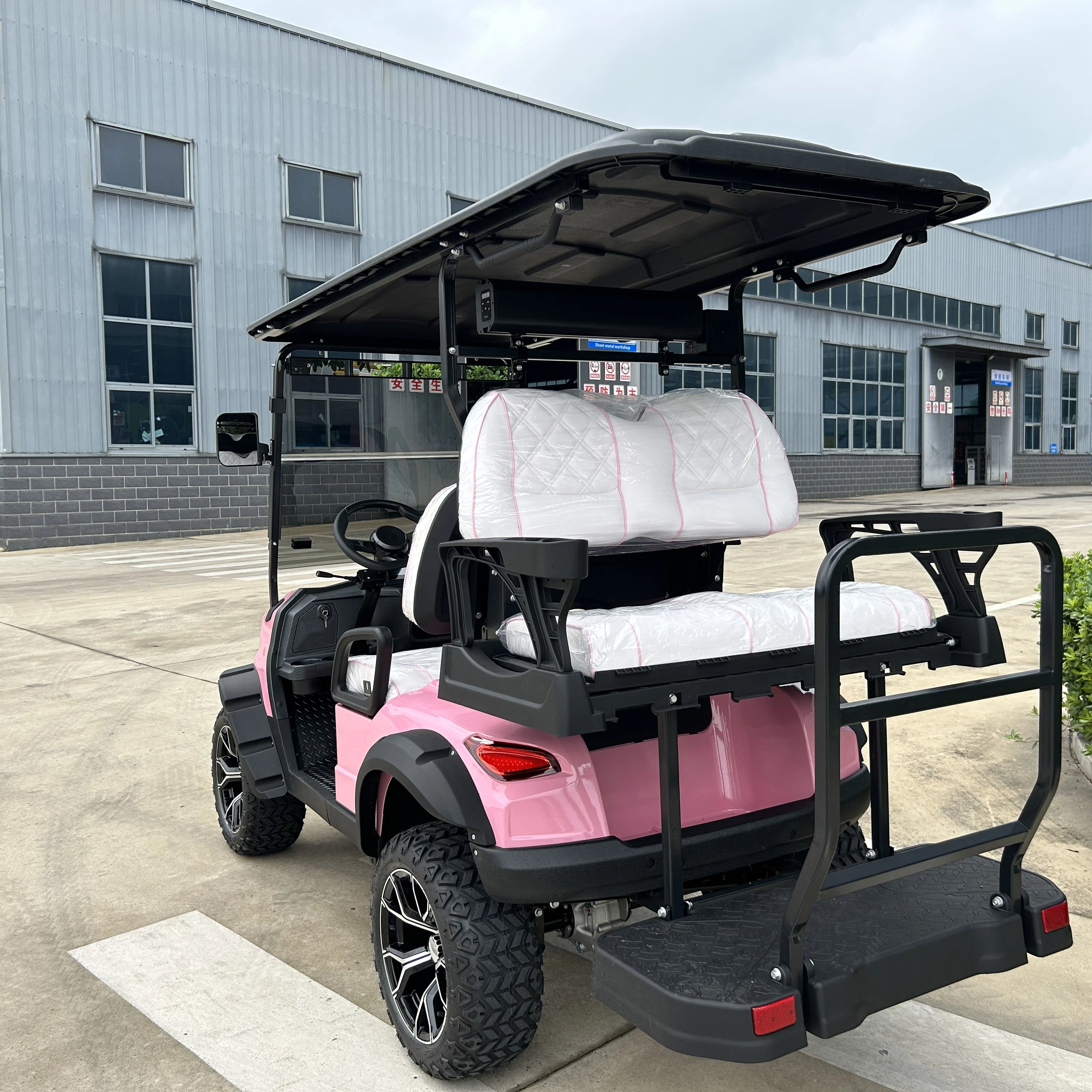 Premium Golf Cart, with Adult Electric Four-Wheel Vehicle, New Energy Vehicle, City Sightseeing Vehicle