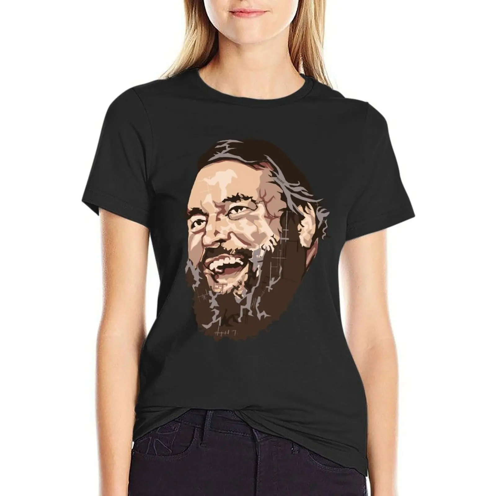 Brian Blessed T-Shirt tees Blouse t-shirts for Women loose fit