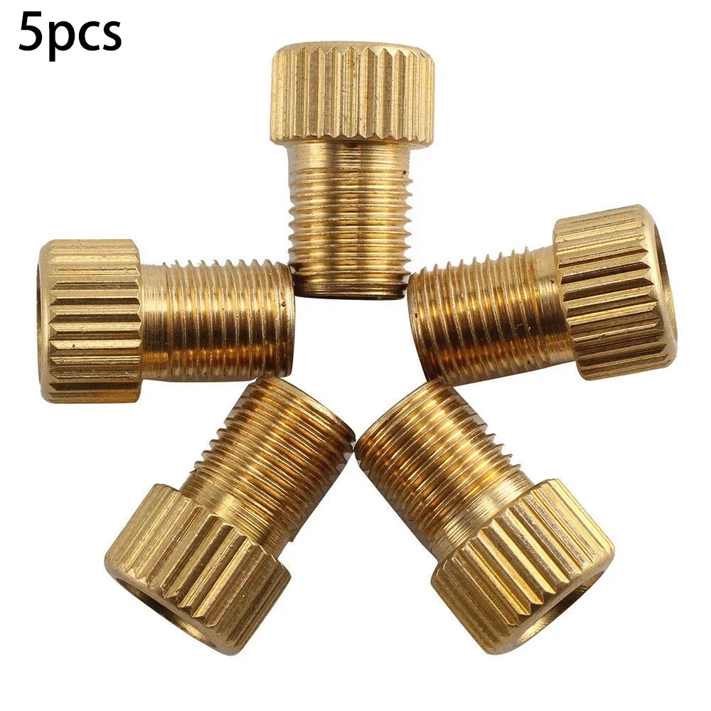 5/10PCS  Bicycle Copper Valve Adapter Dv Sv French To Dunlop Car Valve Car Pump Mountain Road Bike Accessories Easy Installation