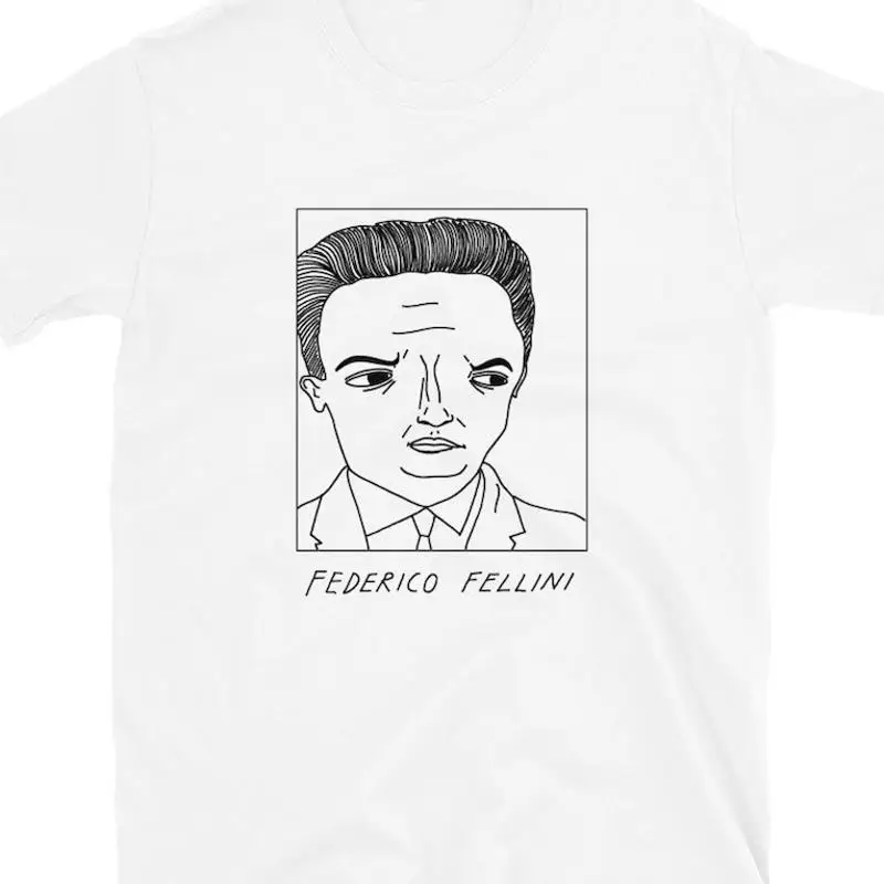 Badly Drawn Celebrities Federico Fellini T-Shirt