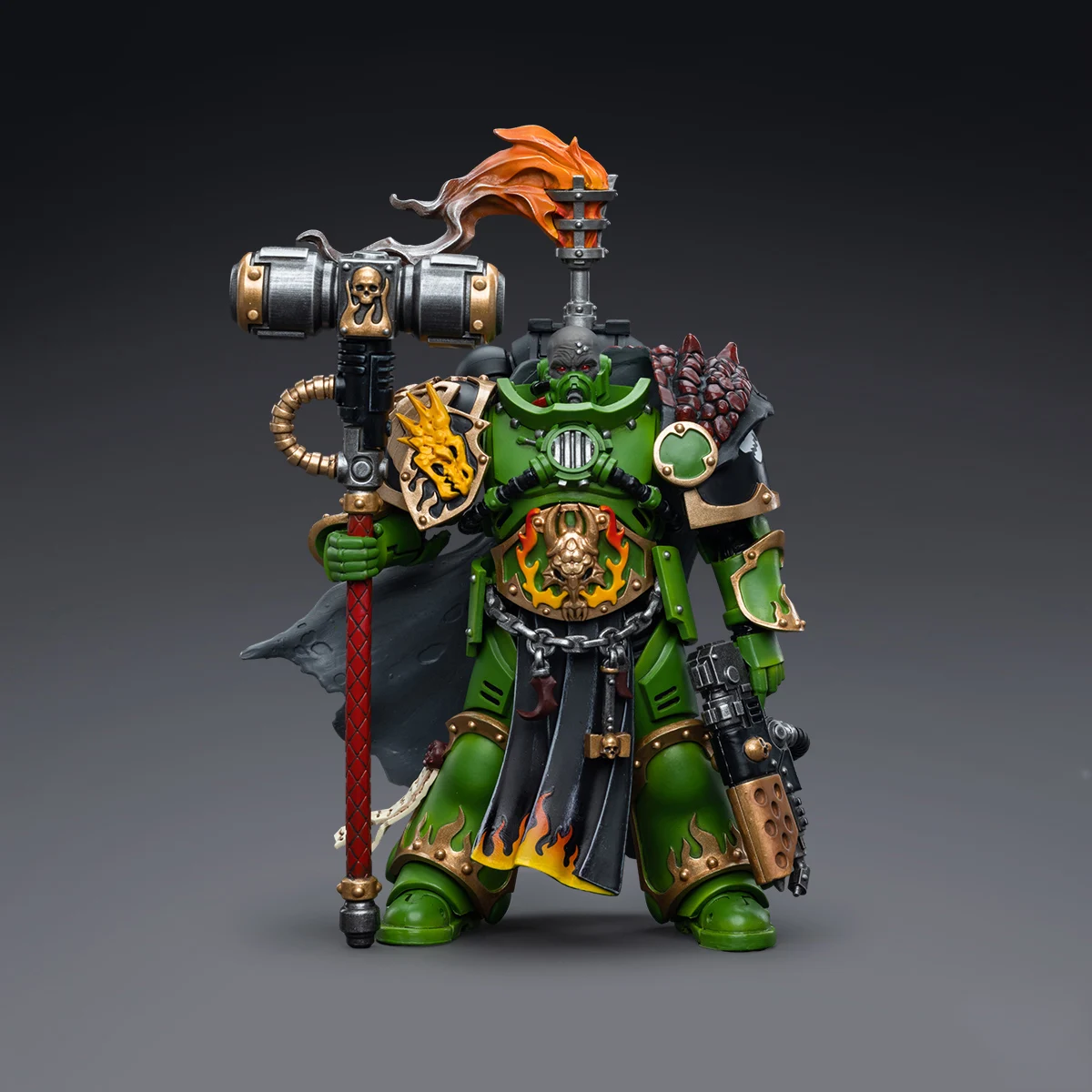 In Stock JOYTOY Warhammer 40K Salamanders Captain Adrax Agatone 1:18 Action Figure,Collection Model Gift for Adults