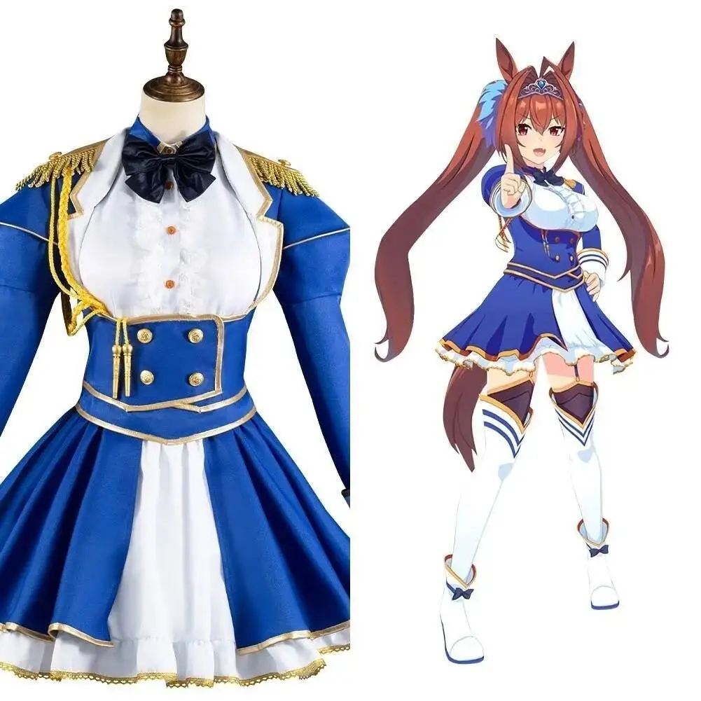 

Umamusume Pretty Derby Косплей Daiwa Scarlet Dress Косплей Костюм Хэллоуин Карнавальное Платье Полный Костюм
