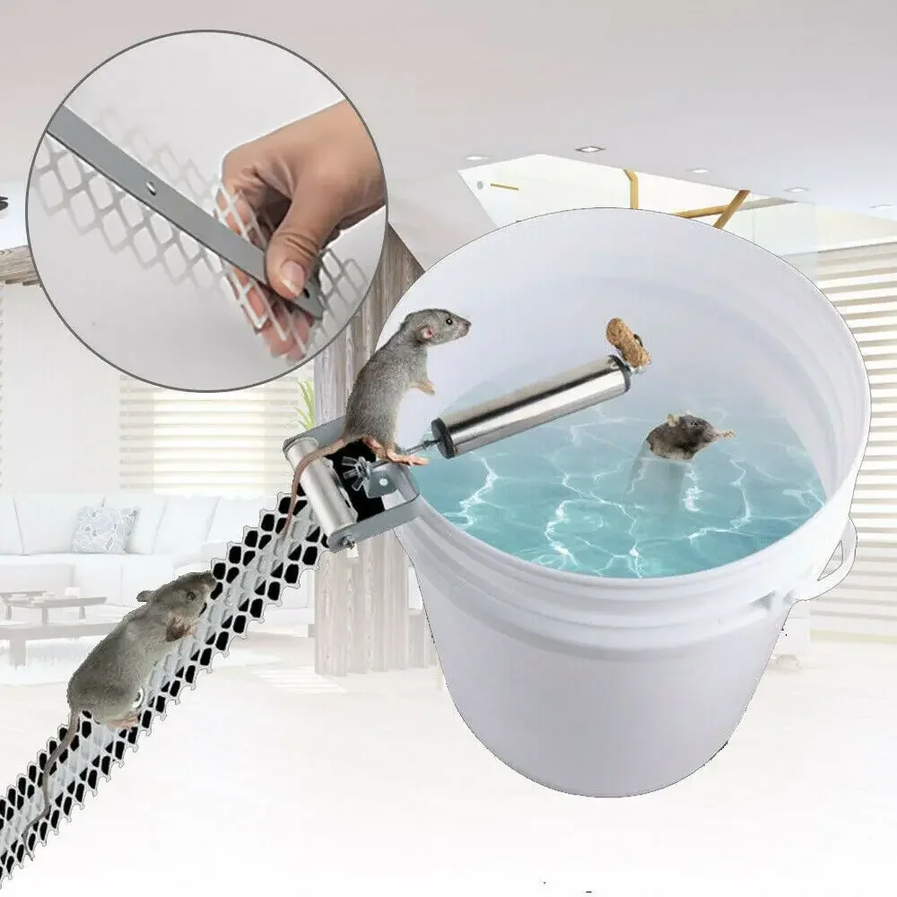 Household Roller Slide Lid Multi-purpose Rat Catching Mouse Trap Rat Trap Mouse Bucket Traps Mousetrap