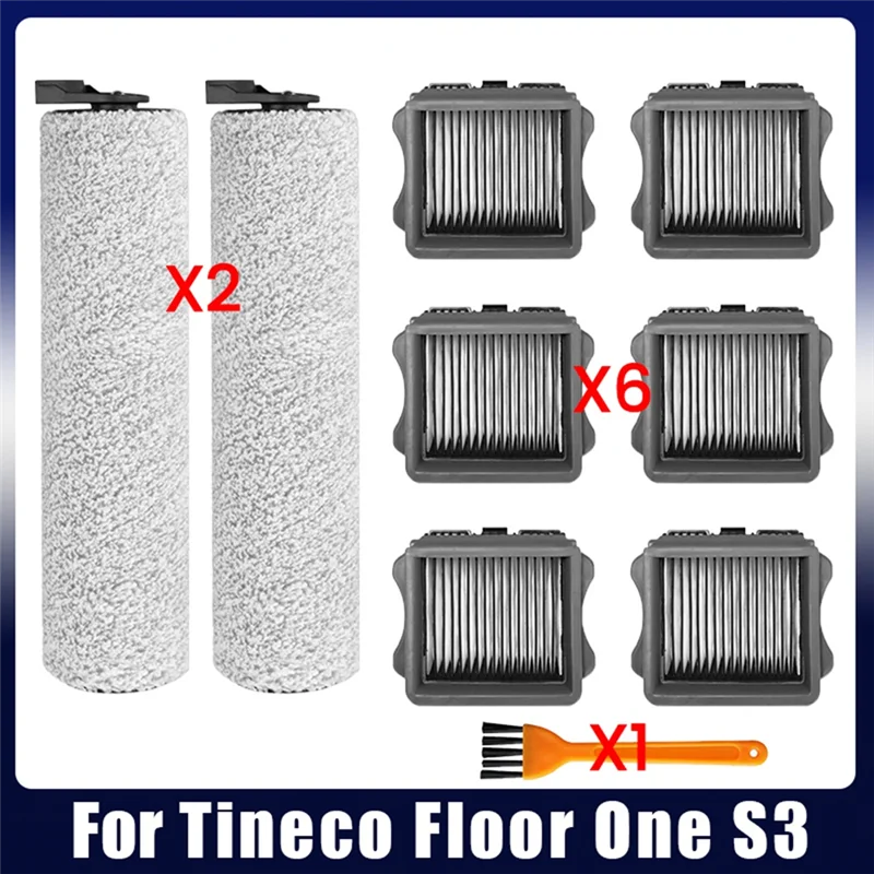 

AB11-для Tineco Ifloor 3/Floor One S3 беспроводной пылесос для влажной и сухой уборки запасные части роликовая щетка Hepa-фильтр
