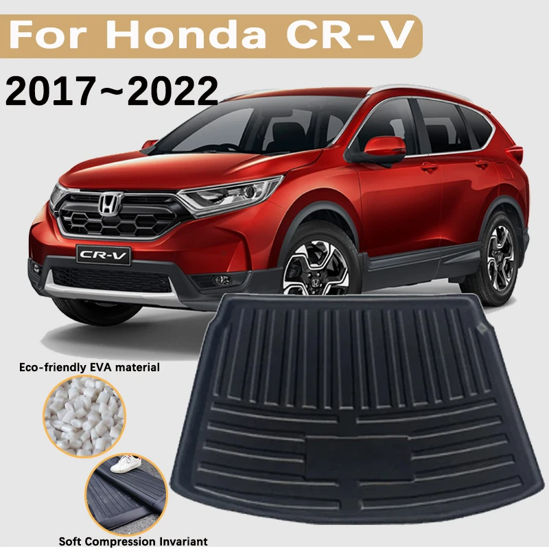 

Car Rear Trunk Mats for Honda CR-V Accessories CR V CRV MK5 2017~2022 2021 Boot Cargo Waterproof Carpet EVA Material Storage Pad