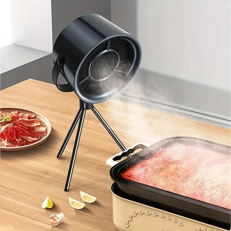 

Portable Range HoodPortable Range HoodAdjustable Angle Portable Hood USB Rechargeable Mini Kitchen Desktop Range Hood For Indoor