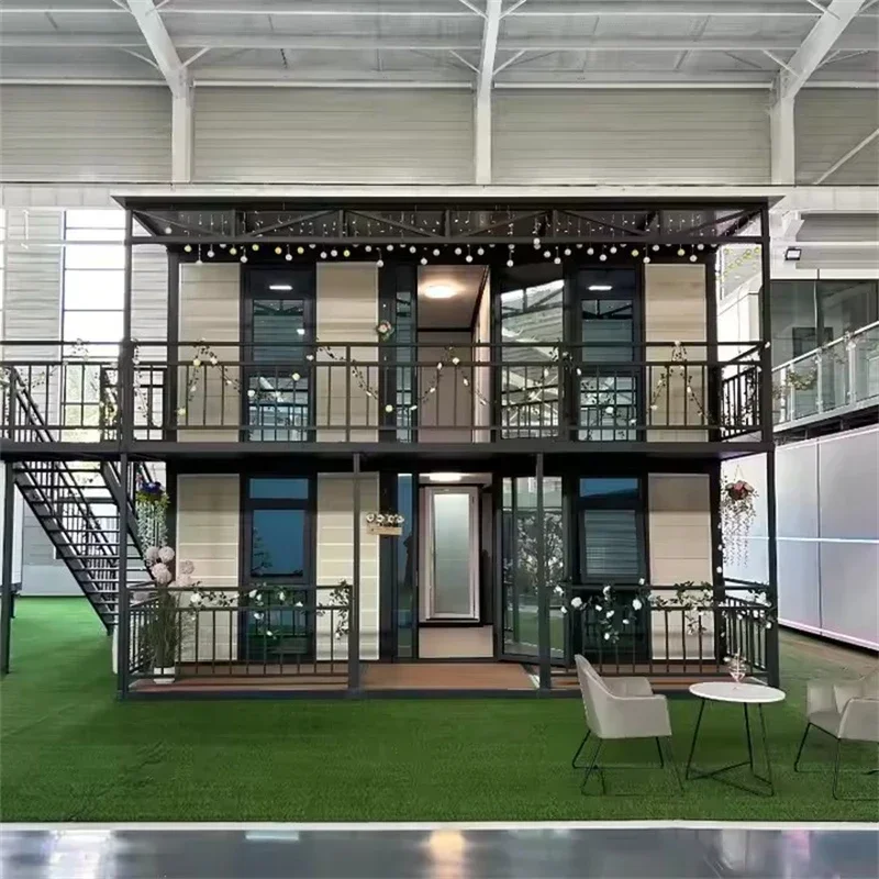 Steel Luxury Container House Folding Room Portable House Mobile Extendable Home Container Prefabricated House Factory Price