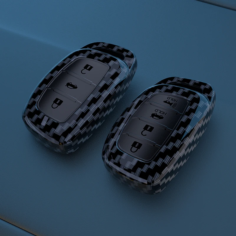 Funda de llave inteligente ABS de 3 y 4 botones para coche, accesorios para Hyundai Tucson Santa Fe Rena Sonata Elantra Creta Ix35 Ix45 I10 I30 I40