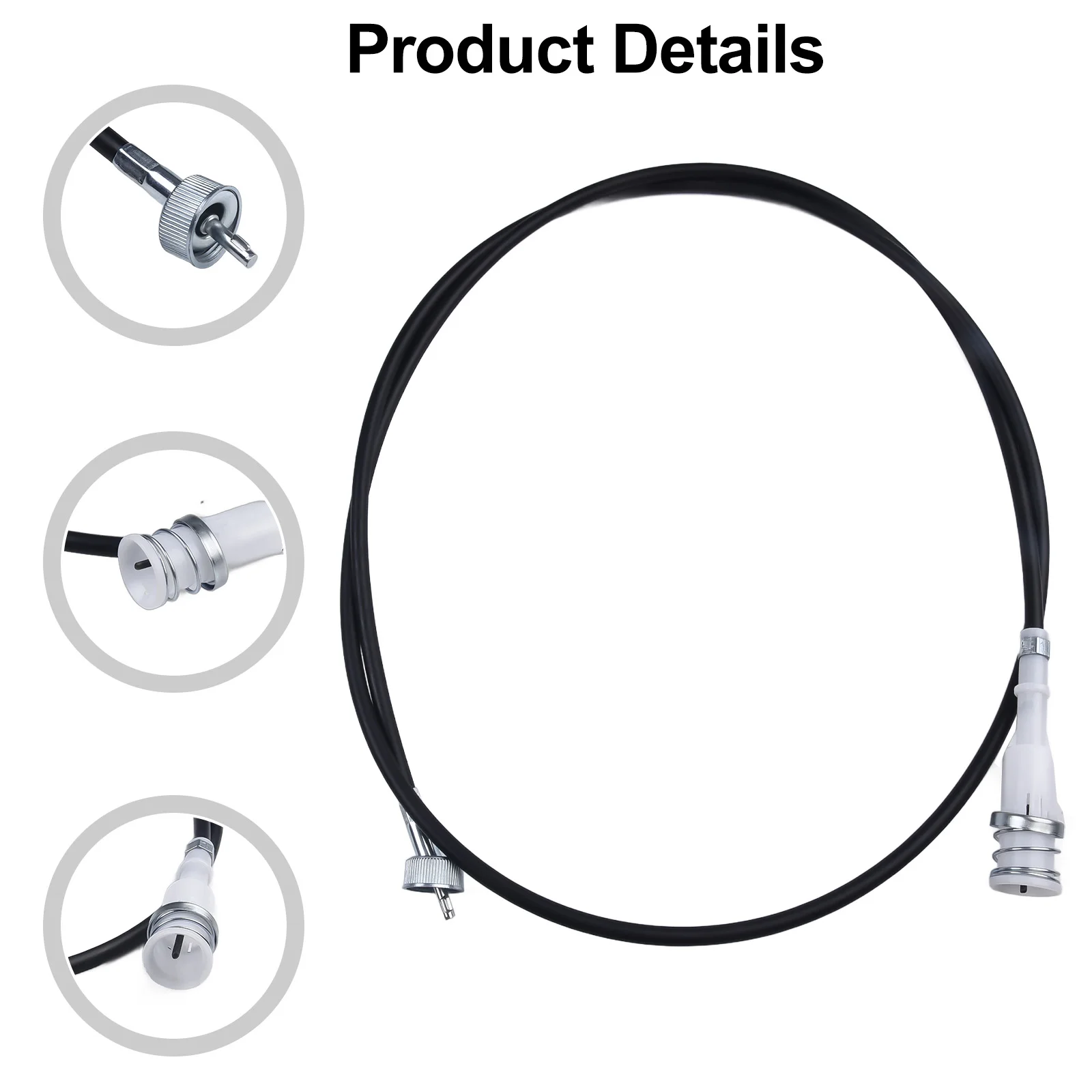 1pcs Brand New Car Odometer Line Car Accessories For Pajero MB652271 Speedometer Cable Black Direct Installation