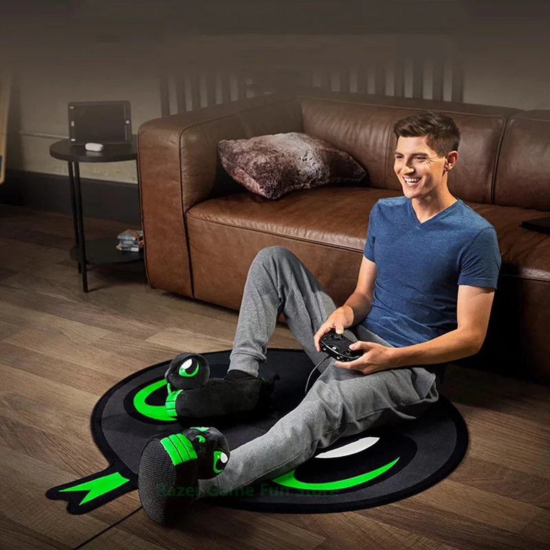 Imagem -03 - Tapete de Chão Razer Sneki Snek Cadeira para Quarto e Jogo Superfície Lisa Base Antiderrapante Fácil de Limpar