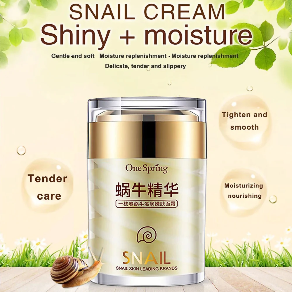 Snail Collagen Skin Care Set Golden Face Serum Nourishing Brighten Skin Anti Dryness Moisturizing Cream Soothes Skin Eye Essence