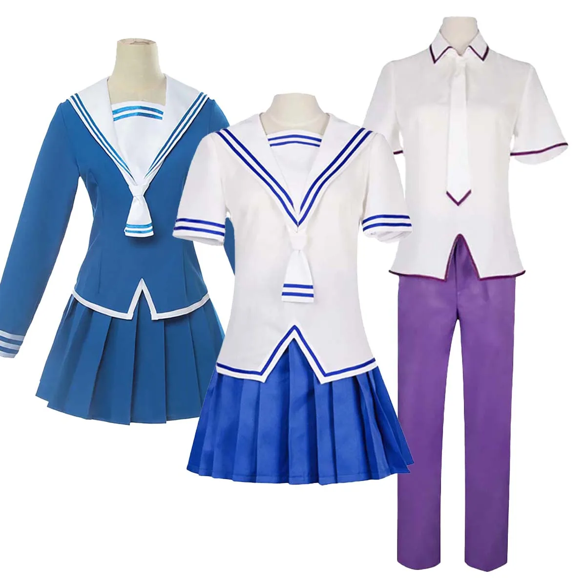 

Anime Fruits Basket Tohru Cosplay JK School Costume