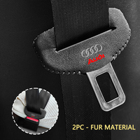 Suede Car Seat Belt Buckle Cover Protector Case  For Audi A1 A4 A5 A6 A7 A8 B6 B7 B8 B9 TT TTS 8S SQ5 A4L A6L Q3 Q5 Q7 S5 S6 S7