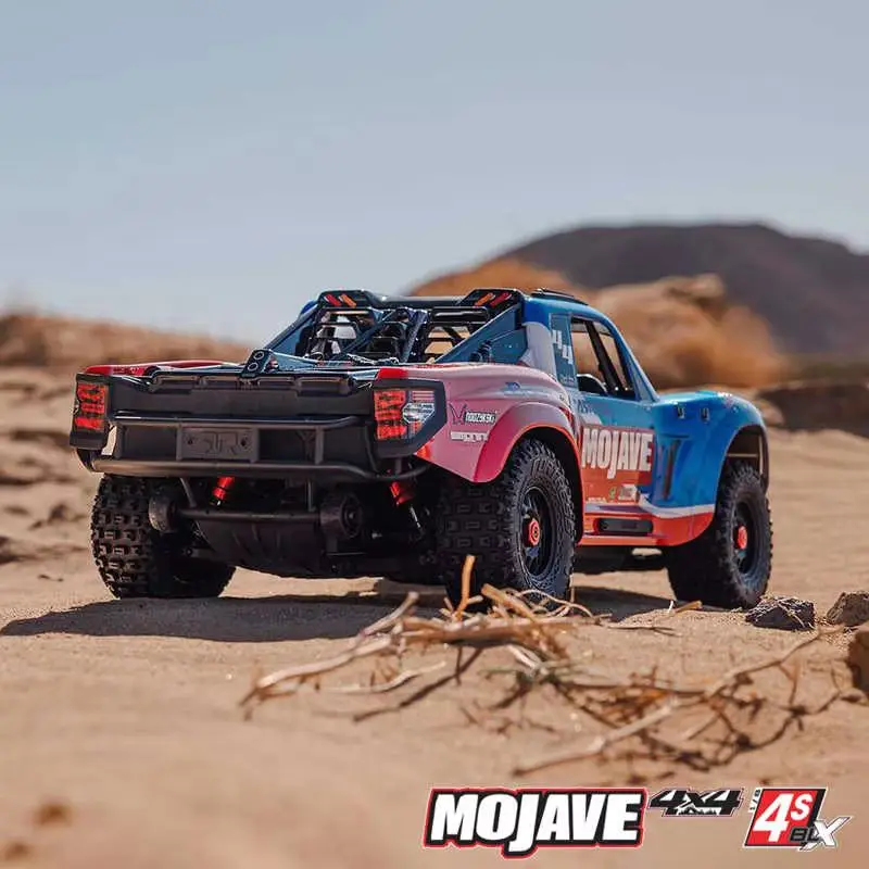 รถบังคับวิทยุ ARRMA 1/8 MOJAVE 4S BLX รุ่นรถบรรทุกออฟโรดแบบสั้น สำหรับเล่นในทะเลทราย  ความเร็วสูง  ของเล่นรถบังคับวิทยุ  ลดราคาพิเศษ Mojave