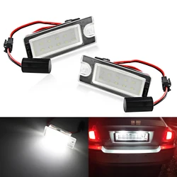 2pcs canbus Error Free LED White Number License Plate Light For Volvo S80 1999-2006 V70 XC70 S60 XC90