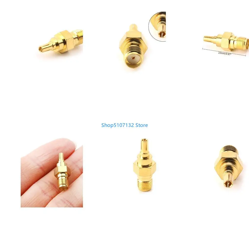 87HD CRC9 Male Plug To SMA Female RF Connector Coaxial Converter Adapter Straigh