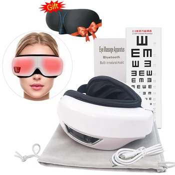 Children Adult Eye Massager Vibration Hot Compress Electric Eye Mask Relax Eye Massager Promote Blood Circulation Eye Care Saude