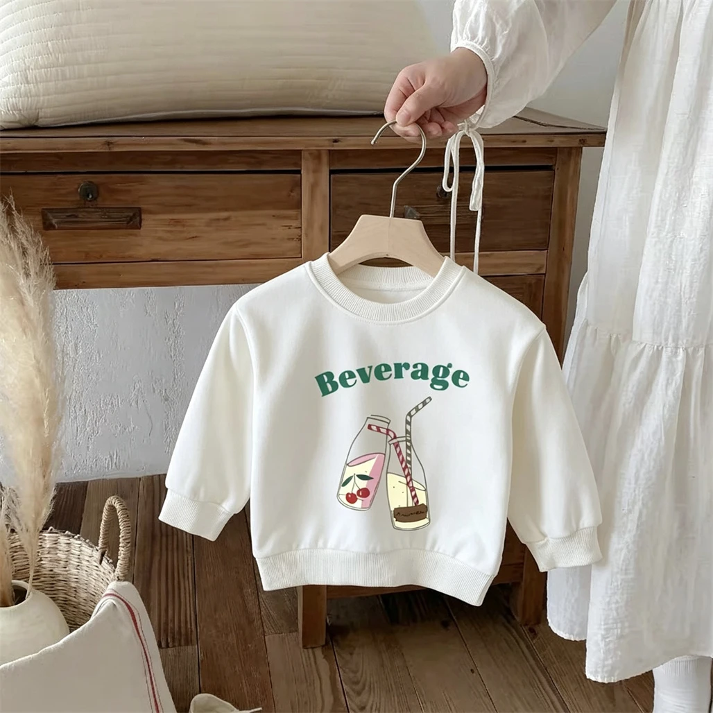 

2 3 4 5 6Years Old Kids Cartoon Sweatshirt Fashion Casual Clothes Crewneck Pullovers Printed Hoodie Long-sleeved Tops Outer Wear