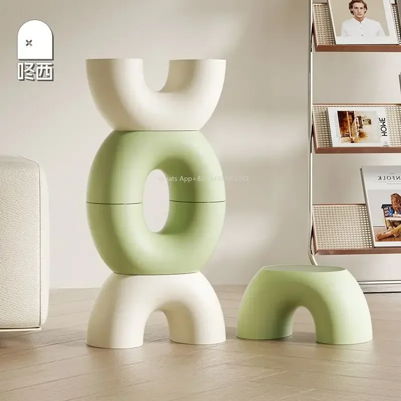 

Small Stool, Household, Plastic, Thickened, Living Room, Coffee Table, Cute, Low Bench, Kindergarten, Shoe Changing Chair