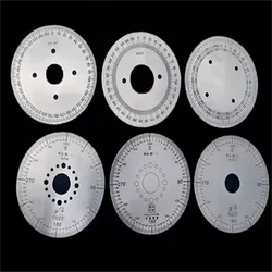 Diameter:100mm thickness:2mm 360 degree dial plate Stainless steel disc Circular ruler for 360 degree angle measurement