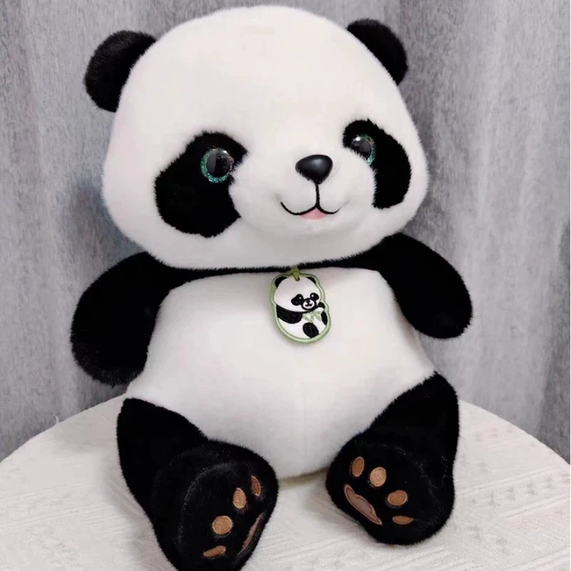 

Giant Simulation Giant Panda Plush Toy Cute Stuffed Animal Doll Soft Sleeping Pillow Decoration For Girl Lovely Plushies Gift