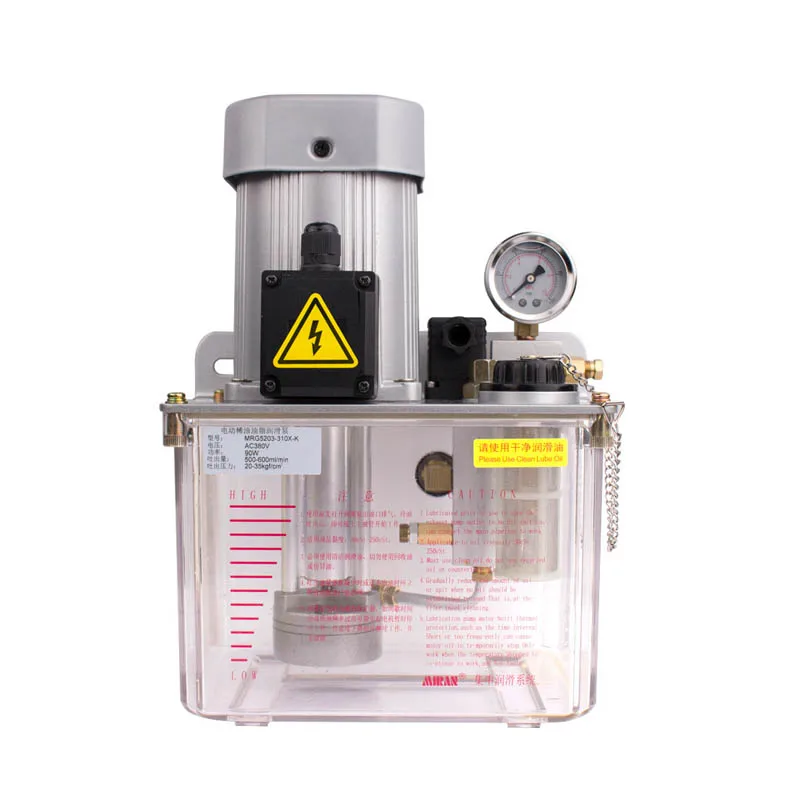 MIRAN Grease Oil  Lubrication Pump 380V Large Oil Flow  Molding Machine Oil Lubricator