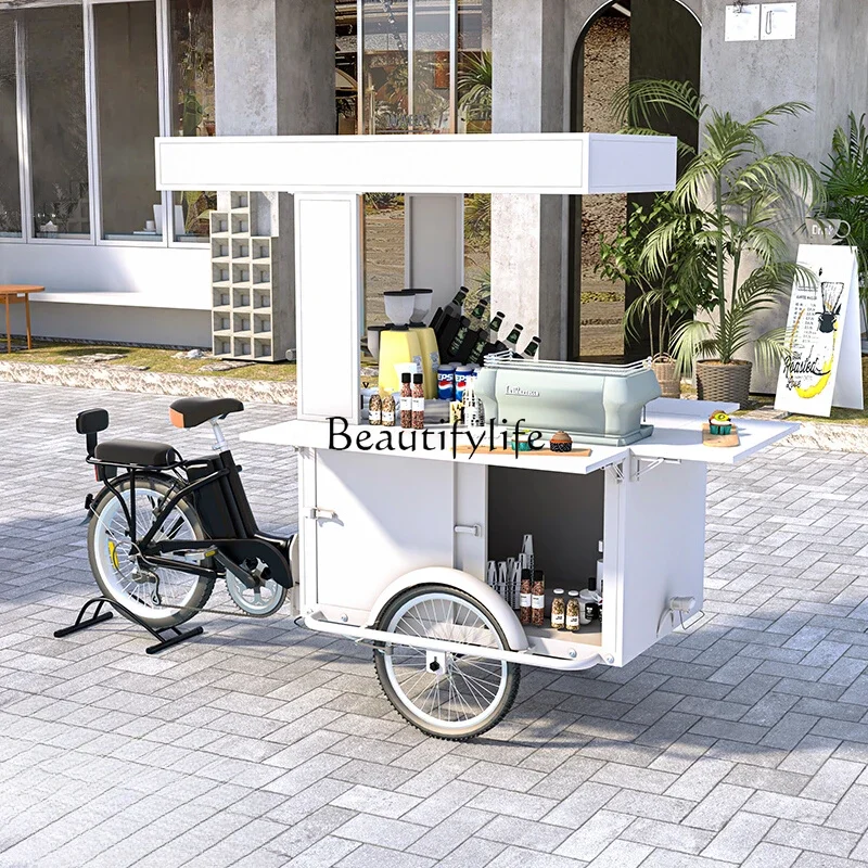 Power battery stalls for foot operated variable speed tricycles, commercial night market vehicles