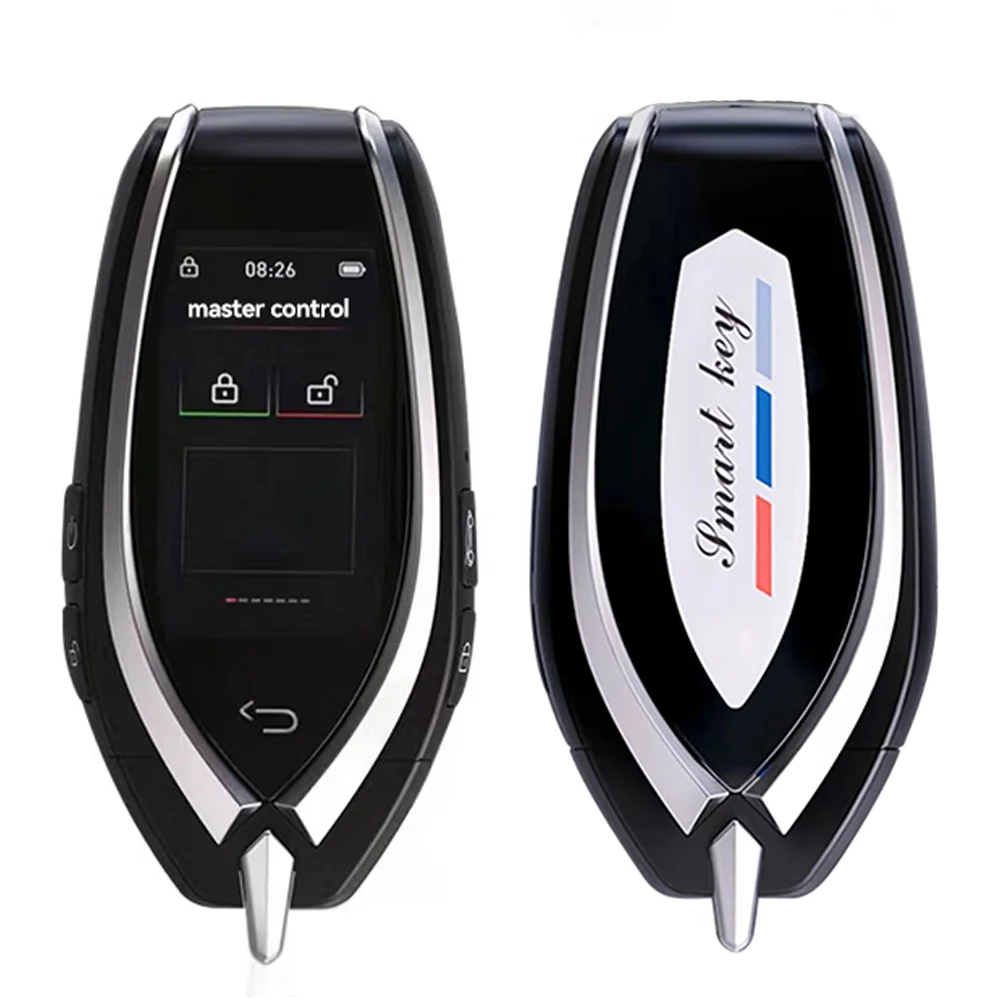 Auto LCD Digital Key Fob Universal Modified Smart Remote Car Key Kit With Keyless Go Key Fobs For Lamborghini Style