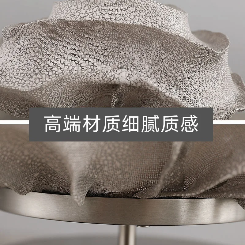 โคมไฟตั้งโต๊ะรูปดอกกุหลาบทันสมัย โคมไฟตั้งโต๊ะรูปดอกทิวลิป โคมไฟดอกไม้ข้างเตียงดีไซน์สร้างสรรค์