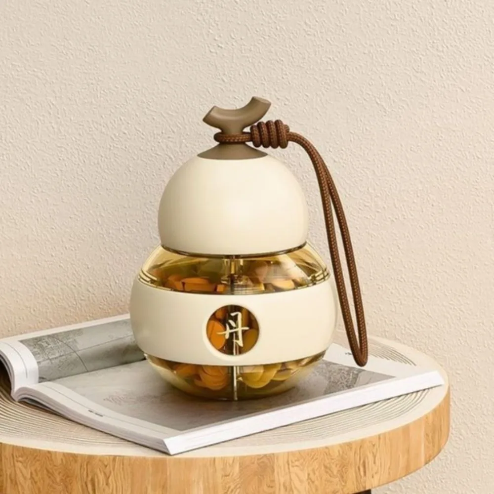 Multifunctional Small Gourd Pill Storage Box Moisture-Proof Dustproof Medicine Box Waterproof Plastic Pill Organizer Travel