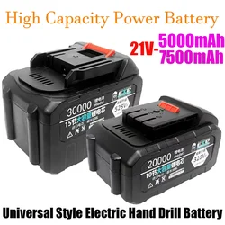 Batteria ricaricabile 21V batteria agli ioni di litio da 7500mAh per batteria per utensili elettrici Makita è 228VF 328VF 528VF spina ue