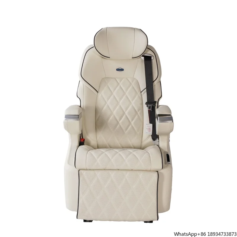 Auto Seat Luxury Leather Middle Single Seat With Ventilation For Benz Sprinter