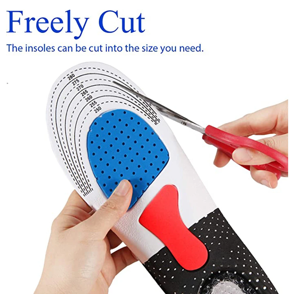 Solette sportive in EVA per scarpe Uomo Donna Piede piatto Supporto per arco plantare Gel Ammortizzante Fascite plantare Inserto per scarpe Buono