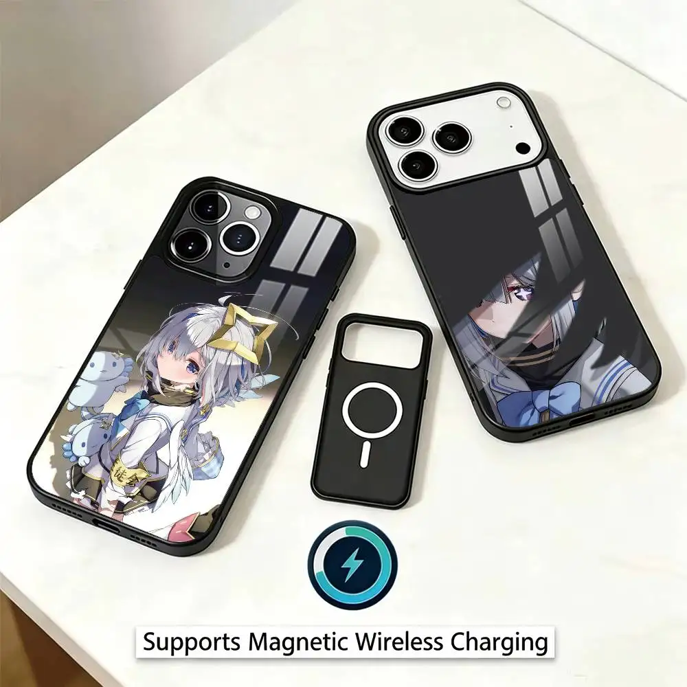 Amane K-Kanata Hololive Phone Case For iPhone17,16,15,14,13,12,11 Plus,Pro Magnetic Supports Magnetic Wireless Charging