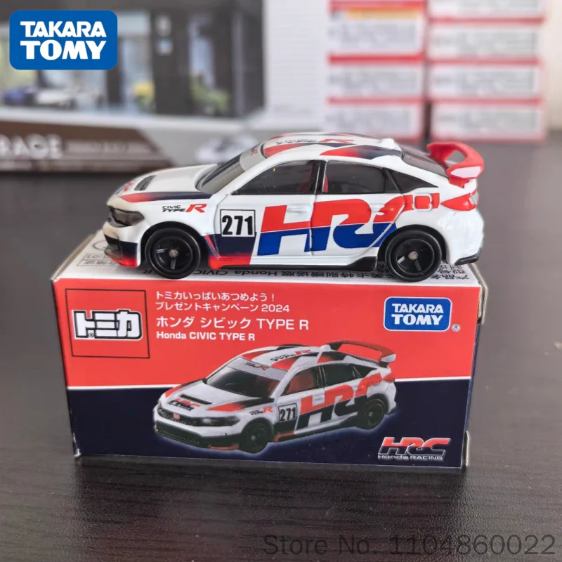 

TAKARA TOMY TOMYTEC 1/64 Honda Civic Type R HRC Special Edition 2026 HEC Exhibition Exclusive Goods Collection Edition Alloy Car