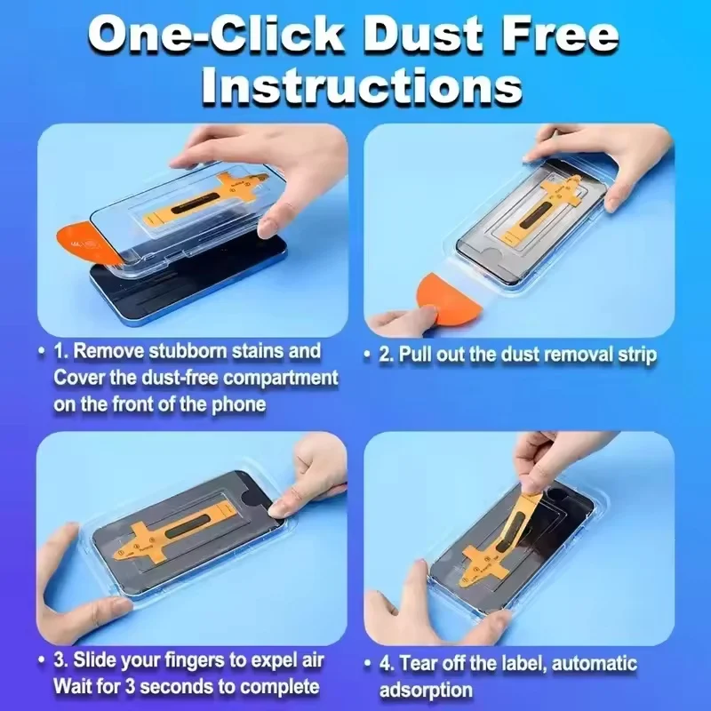 3-1 قطعة 8K HD الزجاج المقسى آيفون 17 برو ماكس 17 الهواء 17pro حامي الشاشة سهلة التركيب صندوق خالي من الغبار آيفون 17 16 برو ماكس