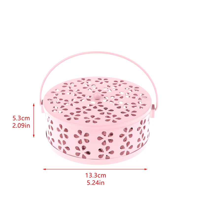 Portable Mosquito Coil Tray Holder Home Insect Repellent Anti-fire Sandalwood Incense Burner Box Anti-Mosquito Supplies