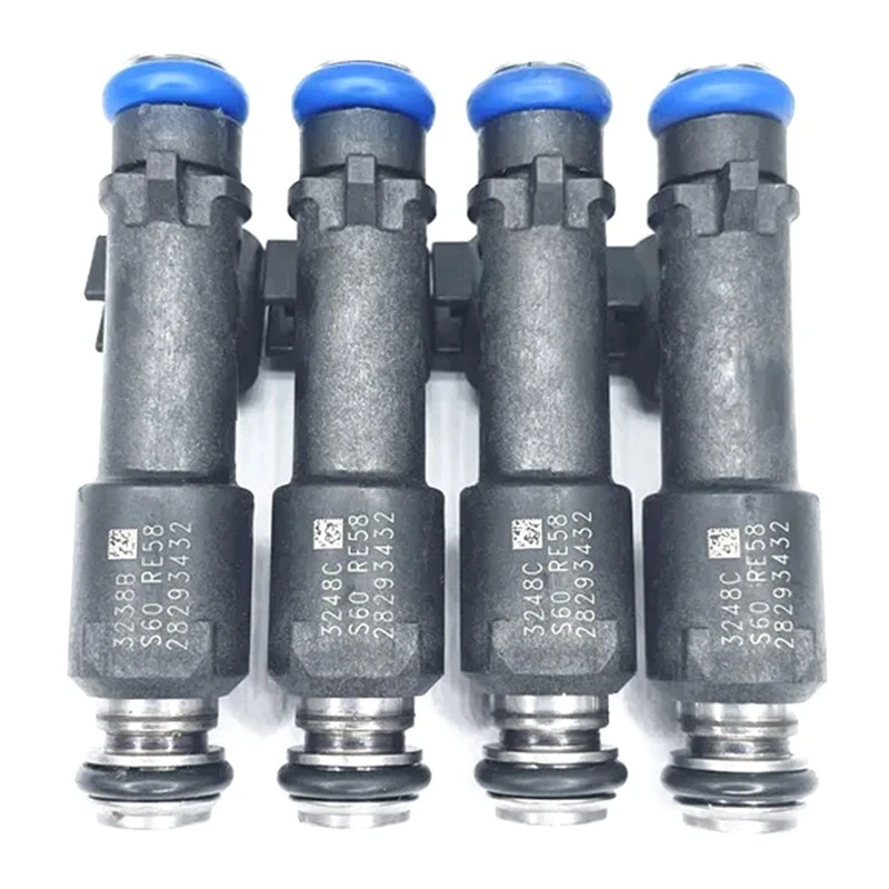 

4Pcs High Performance Fuel Injector 28293432 For Li-Fan X60 1.8 16V Petrol