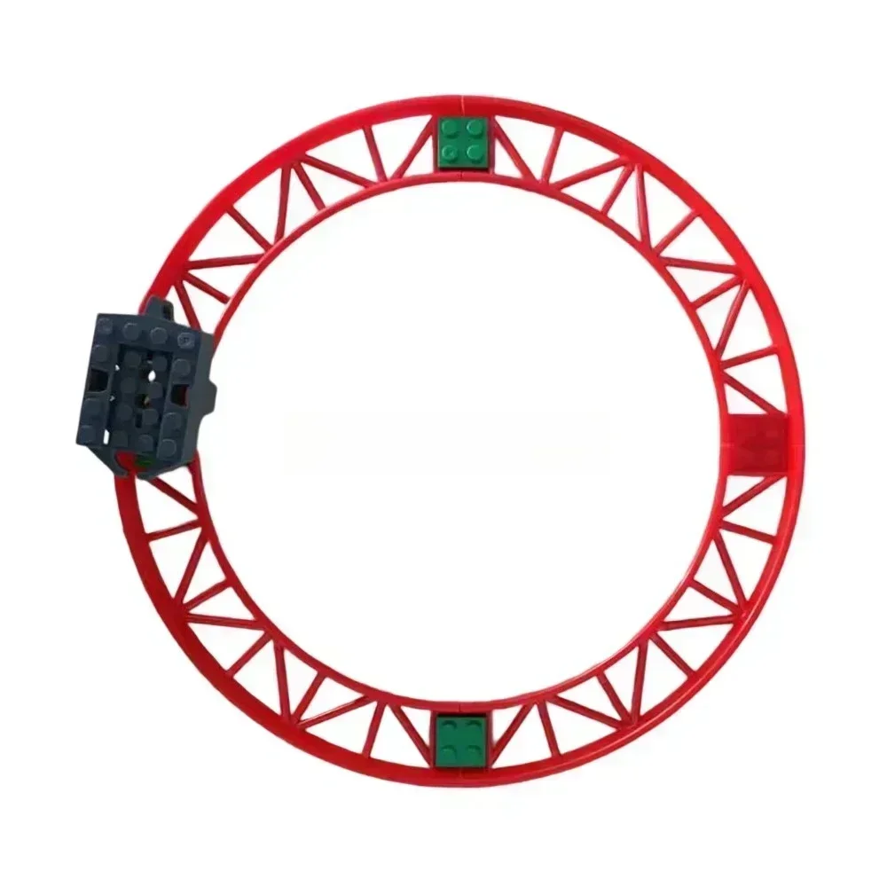 Roller Coaster Track Building Block Rail Chassis Bow Slope Straight Small Paticle MOC Technical Part Compatible with Legoeds Toy