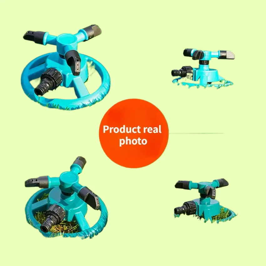 Sprinkler Nozzle 360 Degree Automatic Rotating Water Spray Garden Lawn Automatic Sprinkler Garden Watering Irrigation Supplies